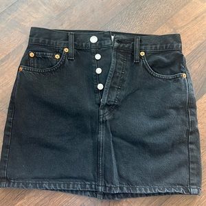 ReDone Denim Skirt